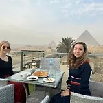 Blue Scarab Pyramids View