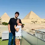 Blue Scarab Pyramids View