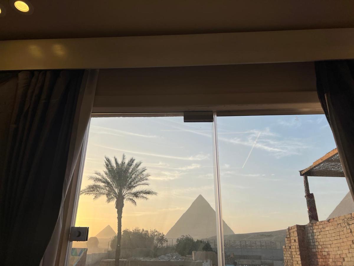 Blue Scarab Pyramids View