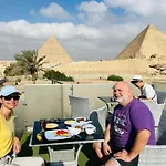 Blue Scarab Pyramids View